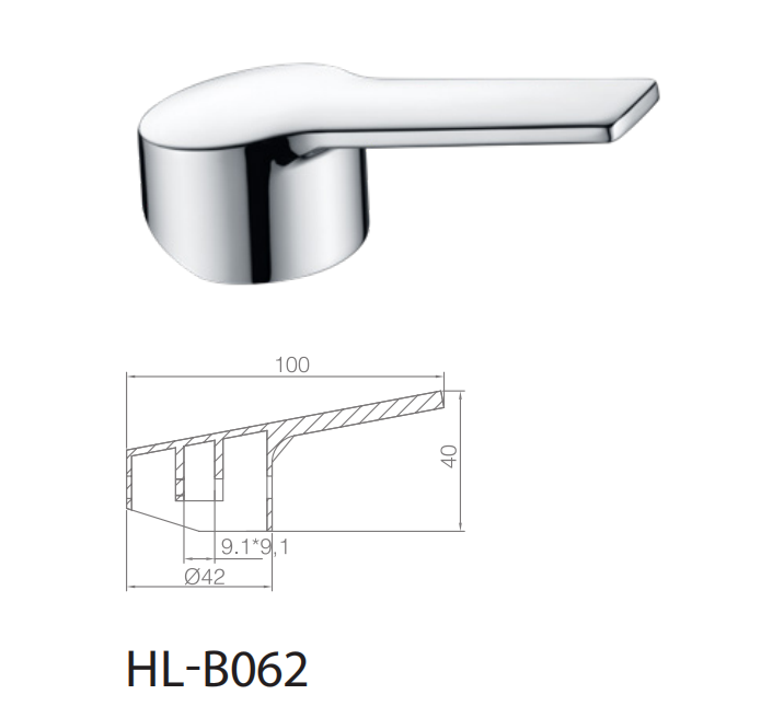 100mm Long Faucet Handle