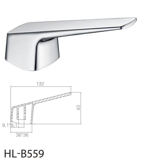 115mm Long Faucet Handle