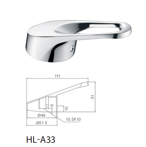 111mm Long Faucet Handle