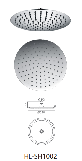 Ceiling Waterfall Shower Head 